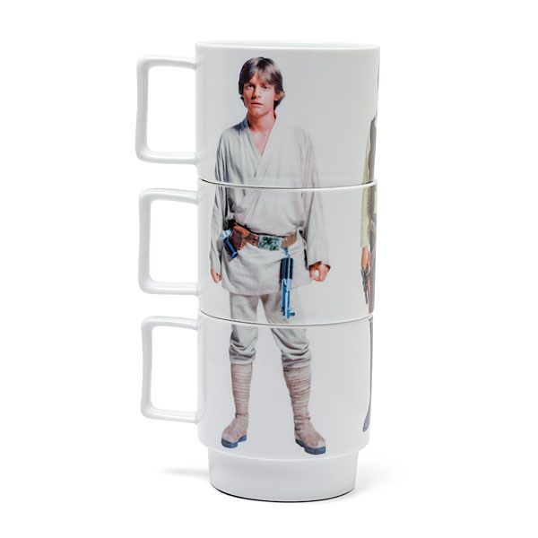 Star Wars stackable mugs at Think Geek