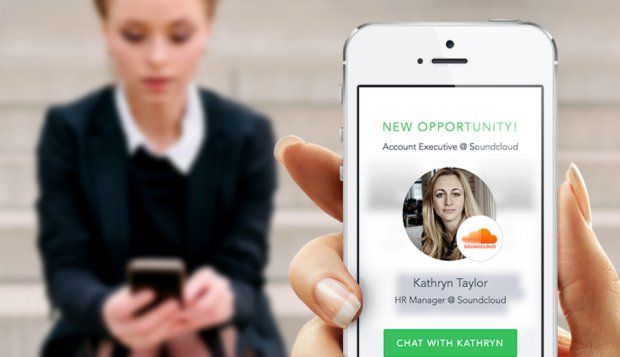 The Switch app is like a Tinder for job seekers. 
