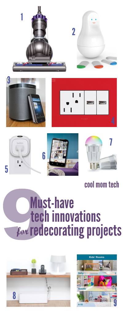Top tech innovations for redecorating projects | Cool Mom Tech