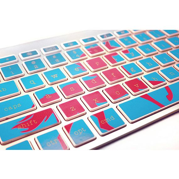 Unicorn Mac Keyboard Decals from Kidecals