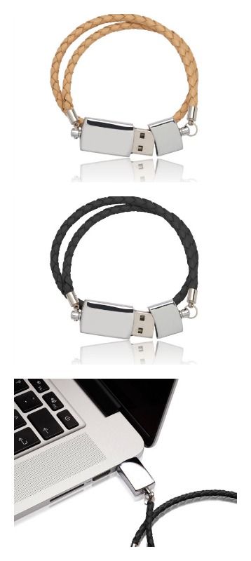 Flash drive bracelets at By Nordvik | Cool Mom Tech