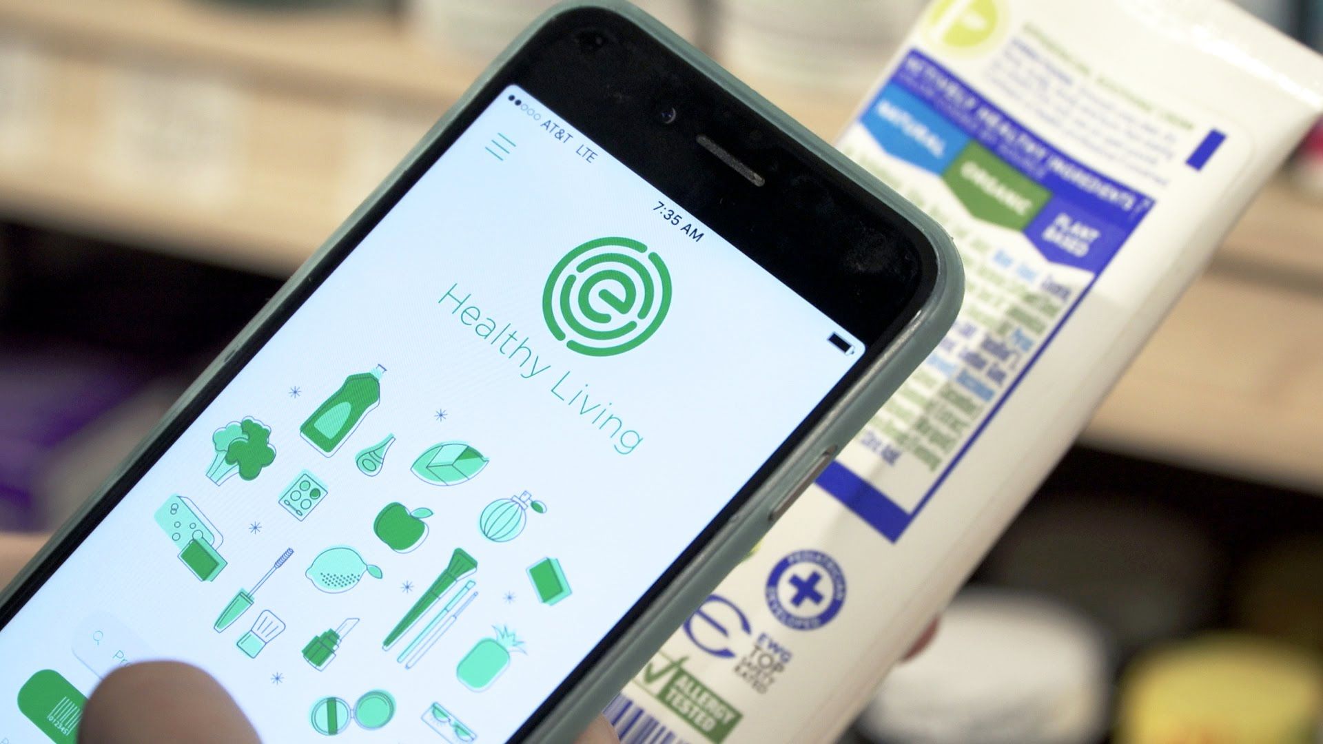 EWG Healthy Living app lets you review ingredients and product ratings right in the store by scanning the bar code