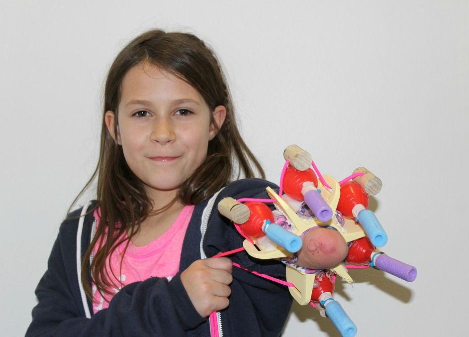 Kid Inventors' Day: Jordan Reeves invented a prosthetic arm that shoots glitter