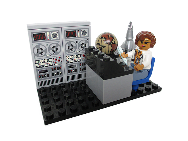 Katherine Johnson, one of the new Women of NASA minifigs LEGO just announced for 2017!
