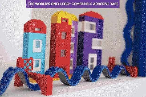 LEGO tape! Nimuno Loops is an amazing new product on Indiegogo