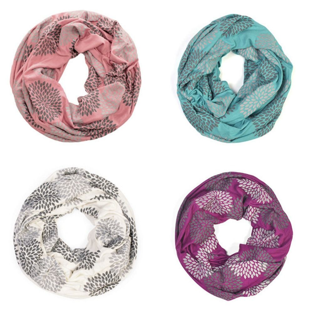 Mother's Day gifts supporting women makers: Handmade infinity scarves from Little Minnow Designs on Etsy