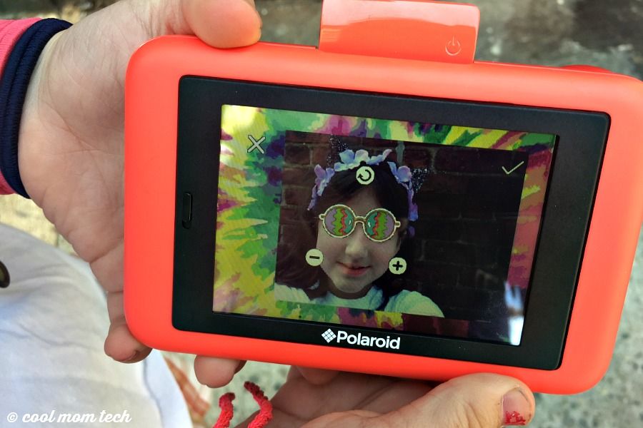 Polaroid Snap Touch: Kids will love the stickers and the choice of fun frames before printing on instant film | Cool Mom Tech