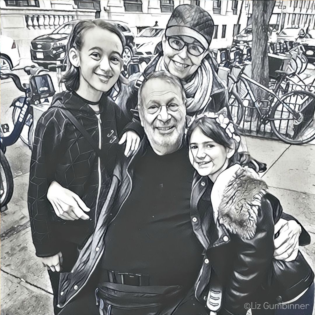 Prisma app turns photos into incredible family portraits for Father's Day gifts | © Liz Gumbinner for Cool Mom Tech