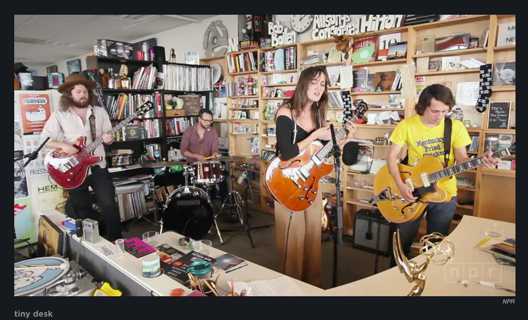 NPR Tiny Desk Concerts feature great acoustic sets like Valley Queen, above | Spawned Podcast with Kristen + Liz