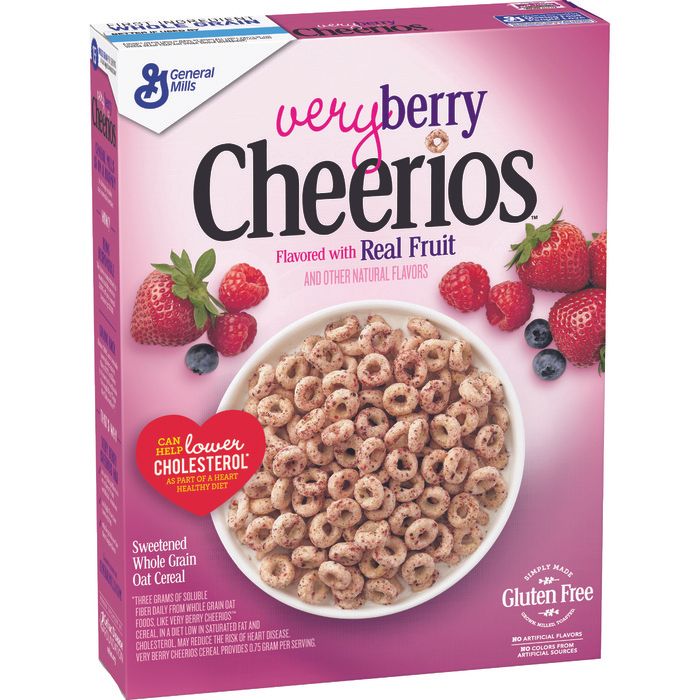 Very Berry Cheerios, new from Cheerios. They're delicious! #berrieseverywhere