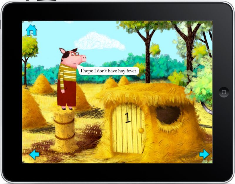 Three Little Pigs iPad app