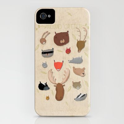woodland creatures smartphone case