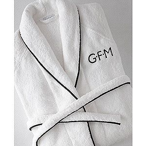 Father's Day gift idea: Matouk monogrammed robe