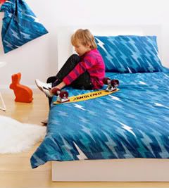 Blue Kids' Bedding by kideko