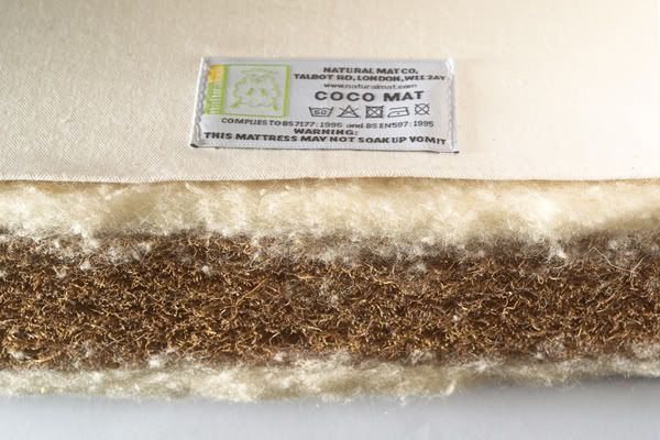 NaturalMat's organic, all-natural coco mat mattress for babies is amazing