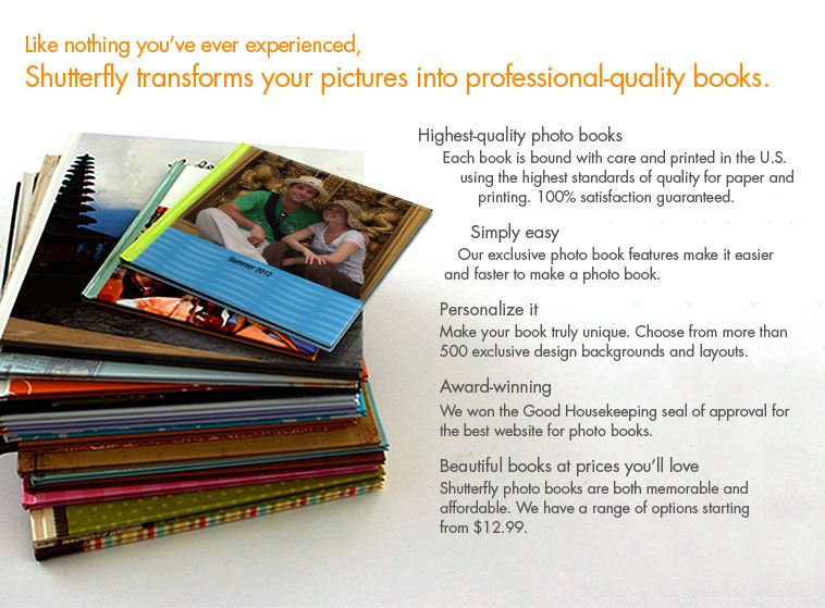 Shutterfly photobooks - make a custom gift