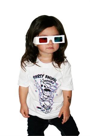3-d t-shirt for kids from Invisible Stripes