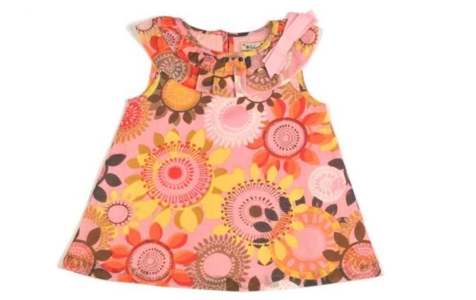 Bright floral spring girls' dress from Lola et Moi