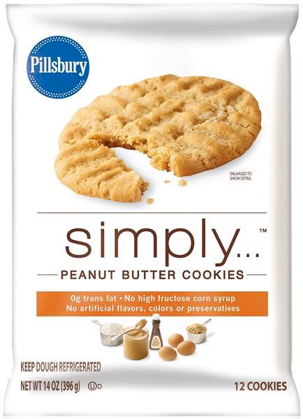 pillsbury simply peanut butter cookies