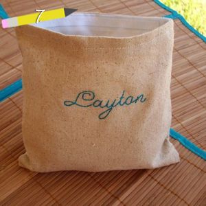 reusable personalized snack bag