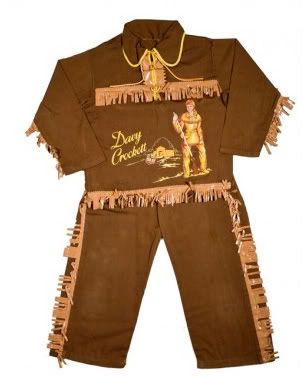 Vintage Davy Crocket costume - art from vintage children's clothing