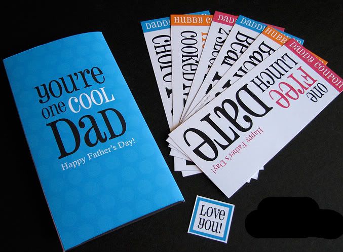 printable Father's Day coupons from Living Locurto