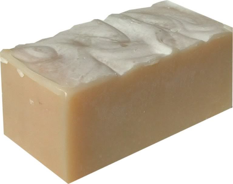 Handmade goats' milk soap