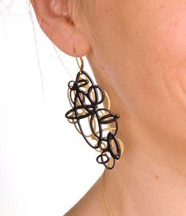 Melissa Borrell pop-out earrings