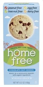 Home Free organic cookies - dairy-free, peanut-free
