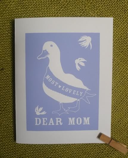 Mother's Day card from Fox and Winston