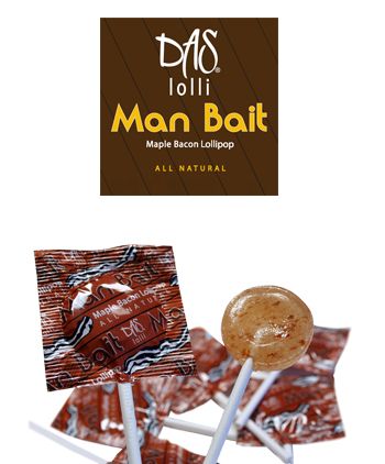 Man Bait Maple Bacon Lollipops