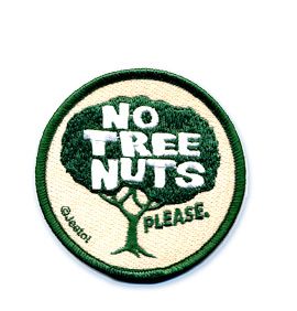 No tree nuts allergy patch