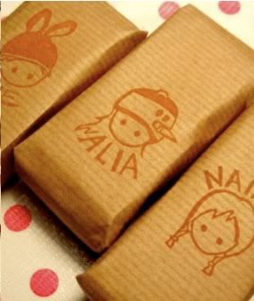 Personalized stamps for children from Vlijtig