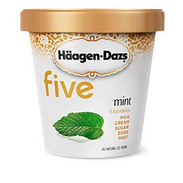 Haagen-Dazs Five all-natural ice cream