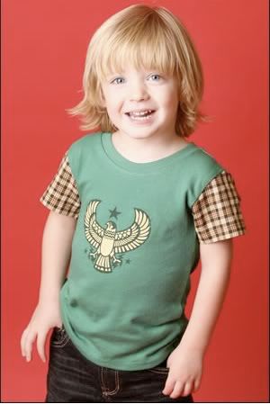 Flannel Sleeved Rocker shirt for kids