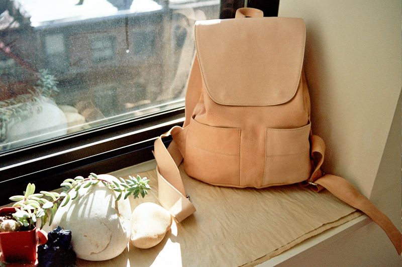 YUE leather backpack | Cool Mom Picks