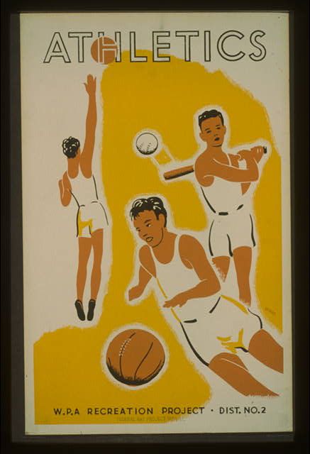 Vintage basketball poster on Cool Mom Picks