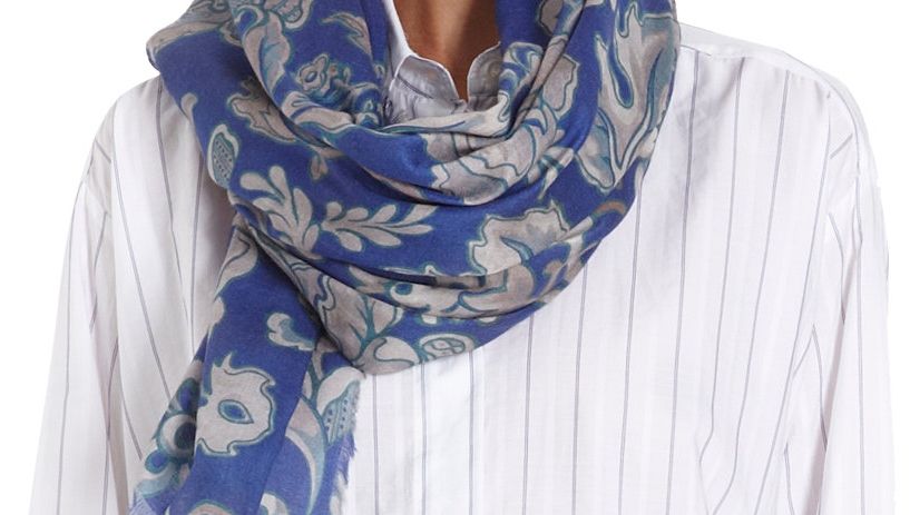 dries van noten indian print scarf | cool mom picks