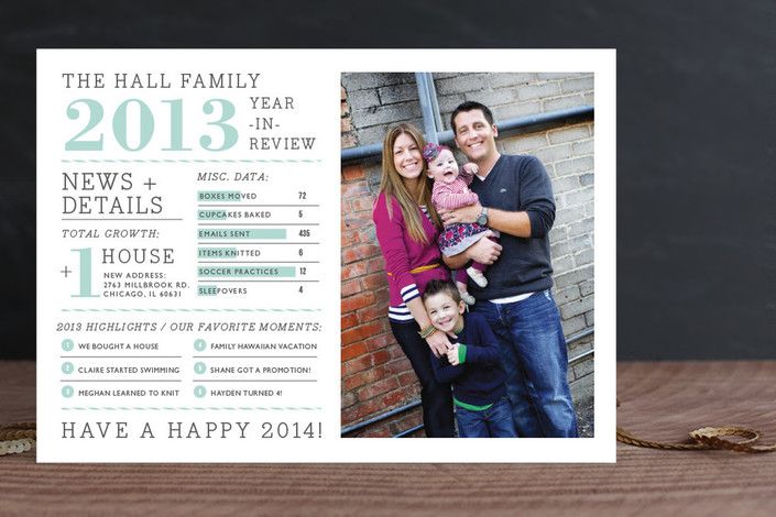 minted timeline holiday card | cool mom picks