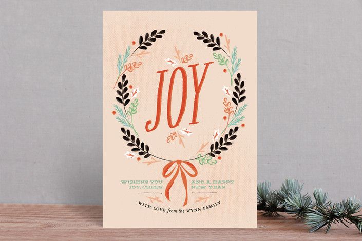 minted joy holiday card | cool mom picks