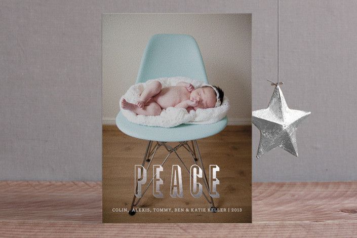 minted baby holiday card | cool mom picks