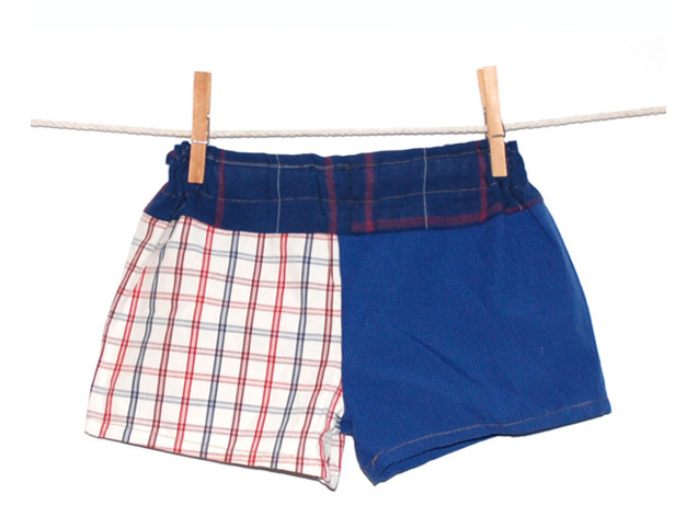 Brooklyn Makers upcycled kids' shorts on Cool Mom Picks
