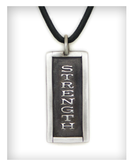 Strength pendant from Heart and Stone | Cool Mom Picks