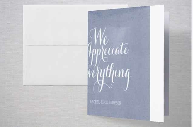 Baby Thank You notes from Minted | Cool Mom Picks