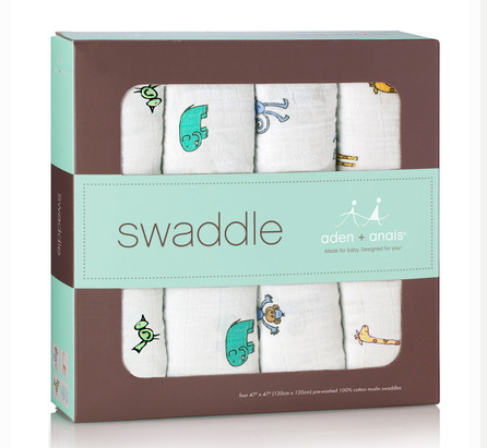 aden and anais jungle print swaddlers + prince george | cool mom picks