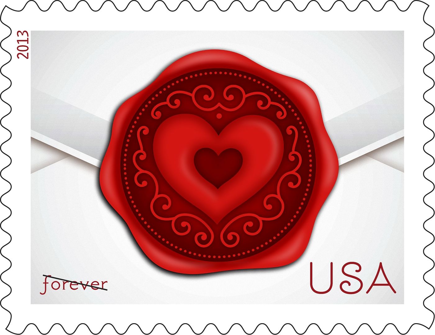 U.S. Postal Service Sealed With Love Stamp
