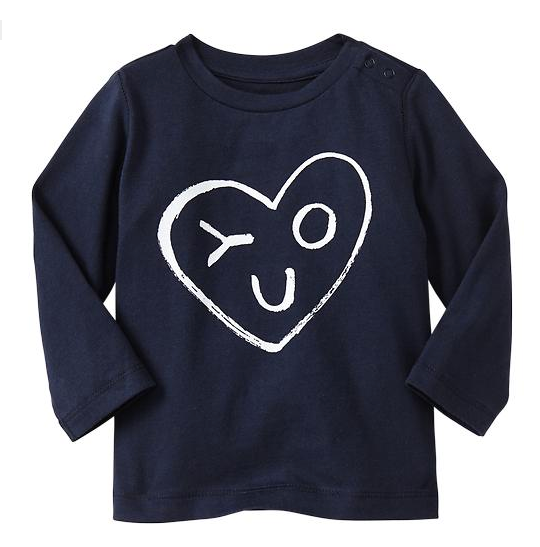 babyGap love you shirt | Cool Mom Picks