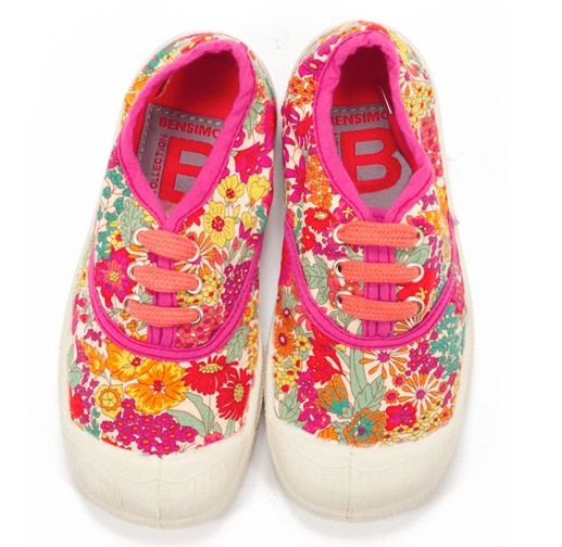 Bensimon Liberty print kids' shoes on Cool Mom Picks