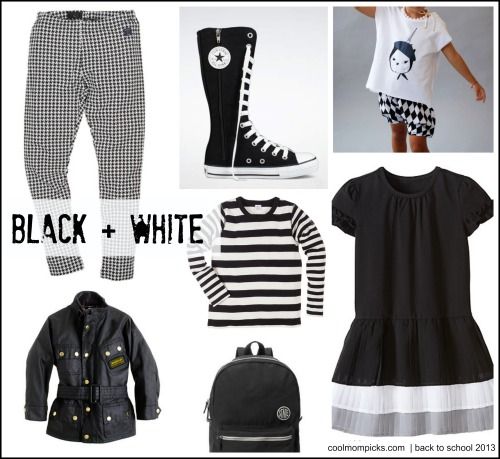 black and white clothes for kids | cool mom picks back to school 2013