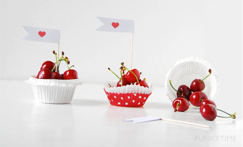 Cherry place cards by funkytime | Cool Mom Picks